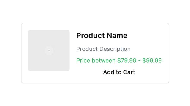 Thumbnail for prompt: Eliminate the price in black and left only green text