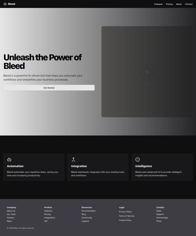 Thumbnail for prompt: https://bleed.bot 