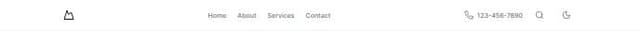 Thumbnail for prompt: Create a responsive sticky navbar using shadcn/ui navigation menu component that turns into burger icon or dropdown or side navbar on smaller devices the navbar includes logo image on the left and navigations on the center with dark and light mode in right with a dropdown menu text in the content it has phone numbers. and a search using command component in shadcn