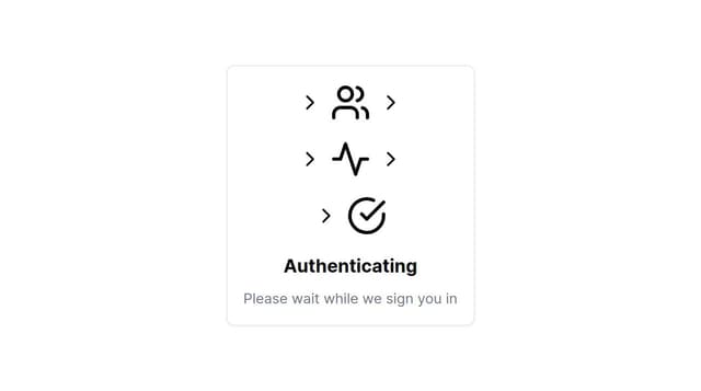 create a redirect page. this page comes up after a user has signed in ...