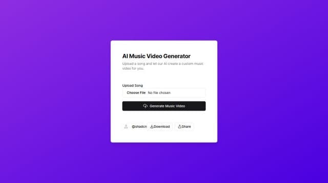 Thumbnail for prompt: Song to Music Video Snippet AI app

Step 1:

Create a program that takes in a song and translates it into lyrics

Step 2:

Make an algorithm that gets the chorus from those lyrics

Step 3: 

Uses an AI model CogVideoX-5B to turn the chorus into a video
