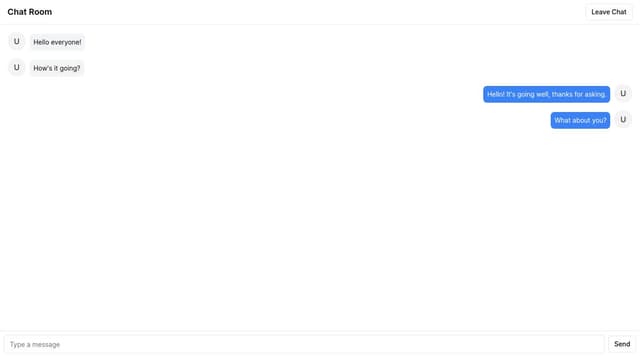 Thumbnail for prompt: a simple chat using shadcn/ui that uses 100% of the website height
