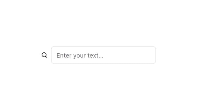 Thumbnail for prompt: i want a shadcn input field with icon