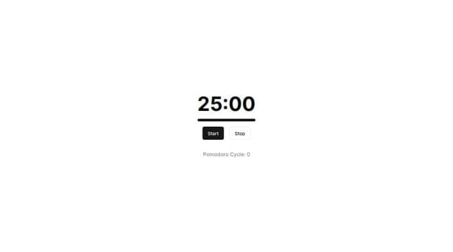 Thumbnail for prompt: a pomodoro focus timer as a chrome extension