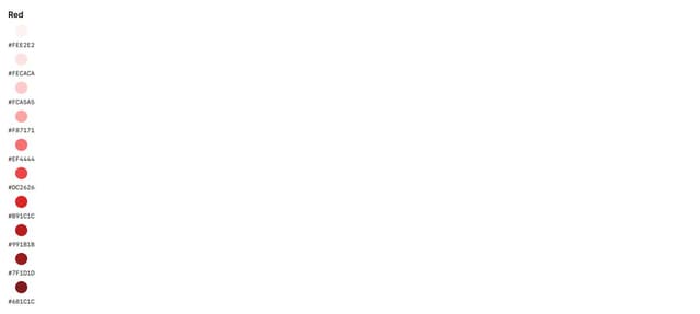 Thumbnail for prompt: can you make the color boxes rounded and put the color code below the box and flip them 90 deg