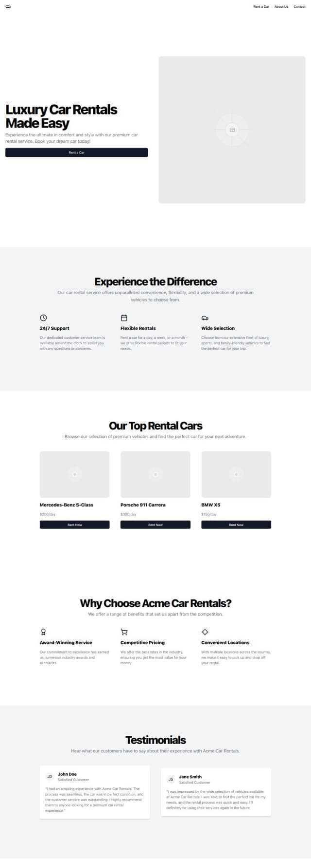 Thumbnail for prompt: add more elements to the landing page , so it will attract my client