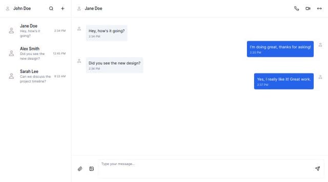 Thumbnail for prompt: generate a chatting app UI UX