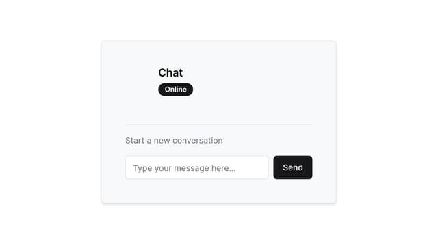 Thumbnail for prompt: Chat input form
