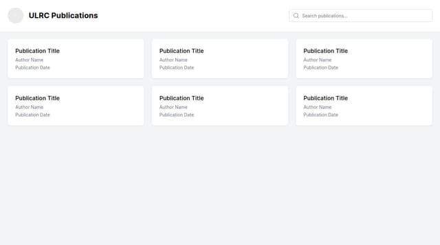 Thumbnail for prompt: Create a page to display a list of publications from ULRC - (UGANDA LAW REFORM COMMISION)