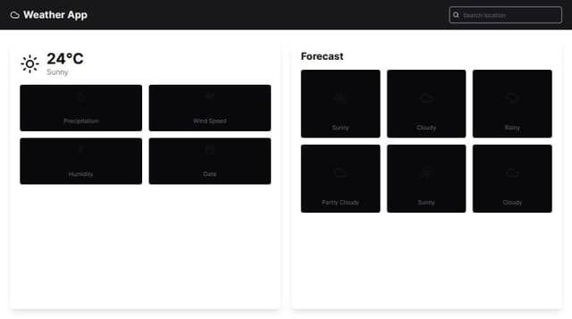 Thumbnail for prompt: wheater app interface and ui