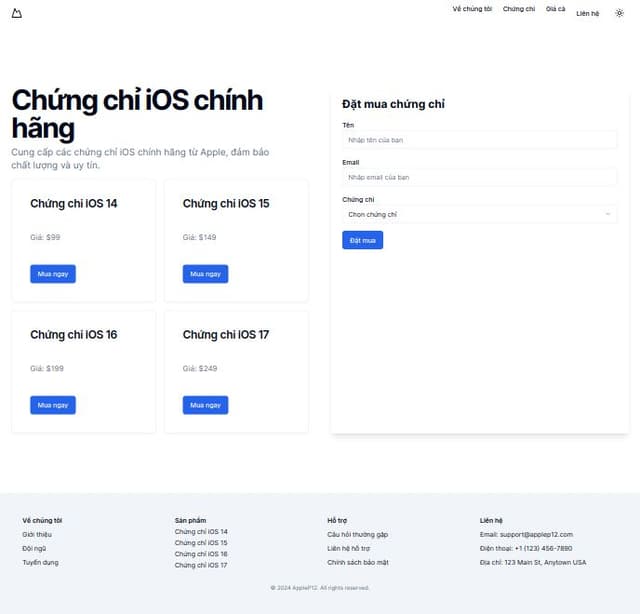 Thumbnail for prompt: lệch chỗ Chứng chỉ Giá cả Về chúng tôi Liên hệ