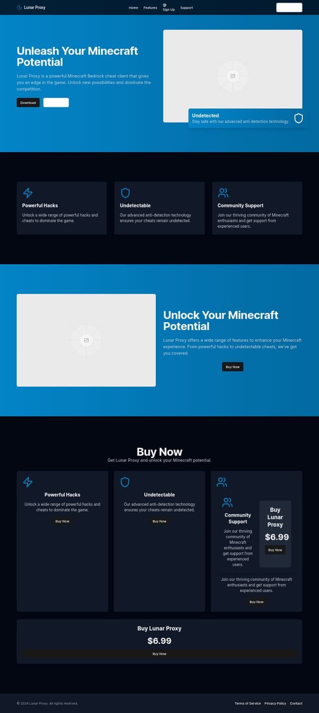 Thumbnail for prompt: split the card to have information on the subscription like the benfits of buying lunar proxy then the price and buy now buttom ont he right side