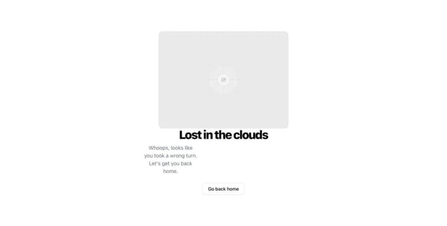 Thumbnail for prompt: ShadCN 404 Page With Dark Mode Support and Image