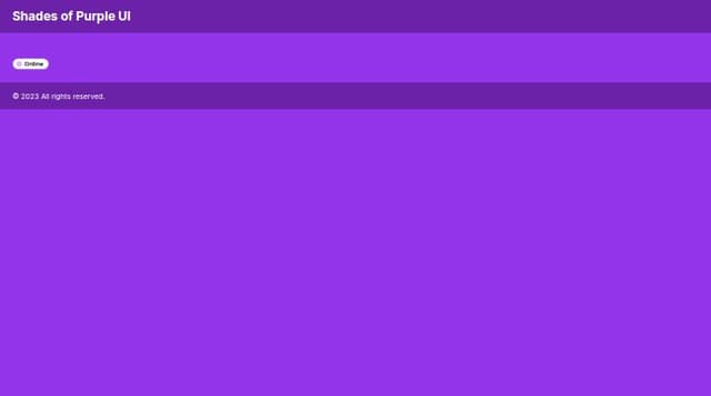 Thumbnail for prompt: build shadcn ui purple color base with Shades of Purple theme
