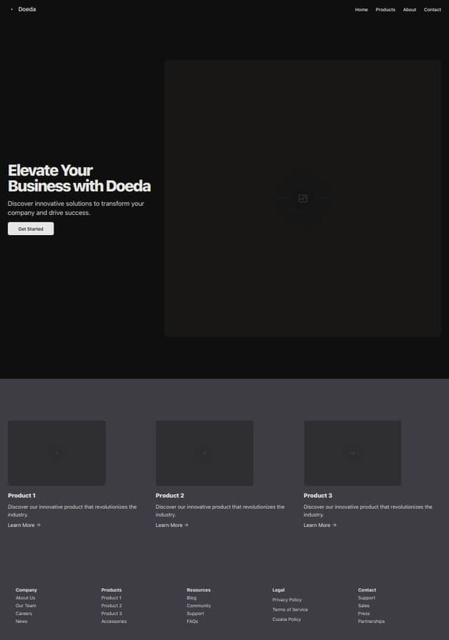 Thumbnail for prompt: doeda site