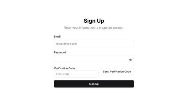 Thumbnail for prompt: Put the verification input and button next to each other