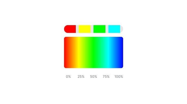 Thumbnail for prompt: Create multi thumb slider , for customising gradient color values and stops