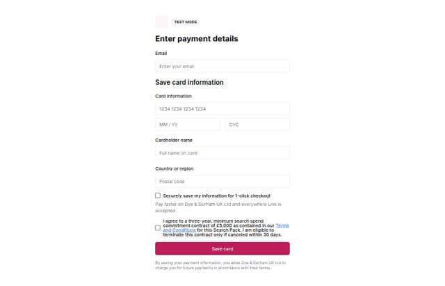 Thumbnail for prompt: A Payment Form connected to Stripe