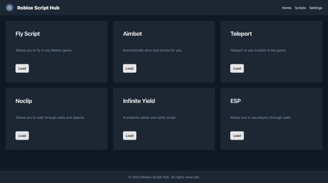 Thumbnail for prompt: 
ui roblox script hub orion lib tech theme