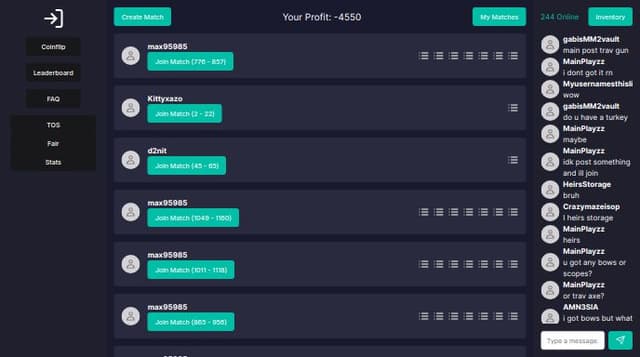 Thumbnail for prompt: make a 1:1 copy of bloxluck.com ui