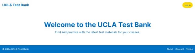 Thumbnail for prompt: remove the popular tests section entirely and remove the subjects below the header and remove the logo at the top left