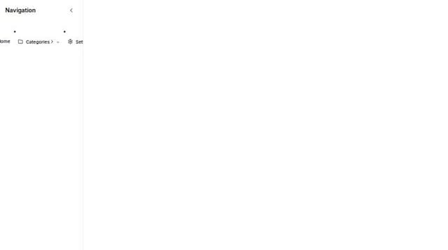 Thumbnail for prompt: Side navigation bar with header and collapse button