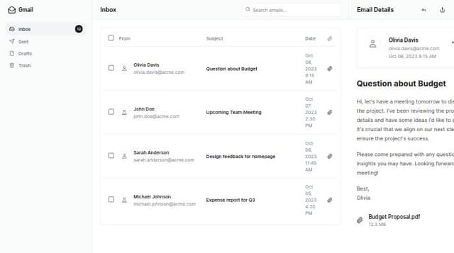 Thumbnail for prompt: make it like gmail
