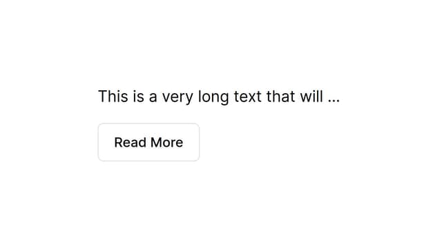 Thumbnail for prompt: Write a tooltip that will automatically truncate long strings of text and show a Read More option that opens a modal which will dispaly the full text