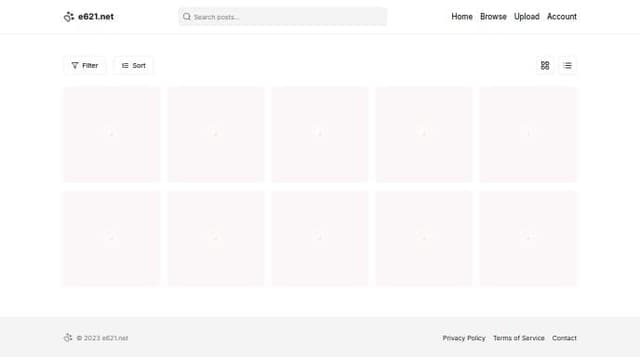 Thumbnail for prompt: e621.net ui design