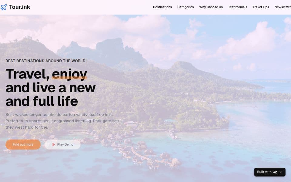 Website Templates Editable & AIPowered v0 by Vercel