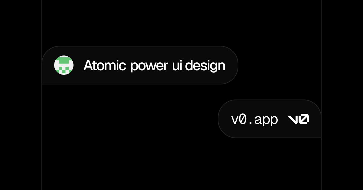 Atomic power ui design - v0 by Vercel