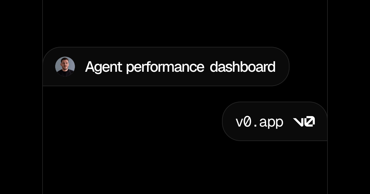Agent performance dashboard - v0 by Vercel
