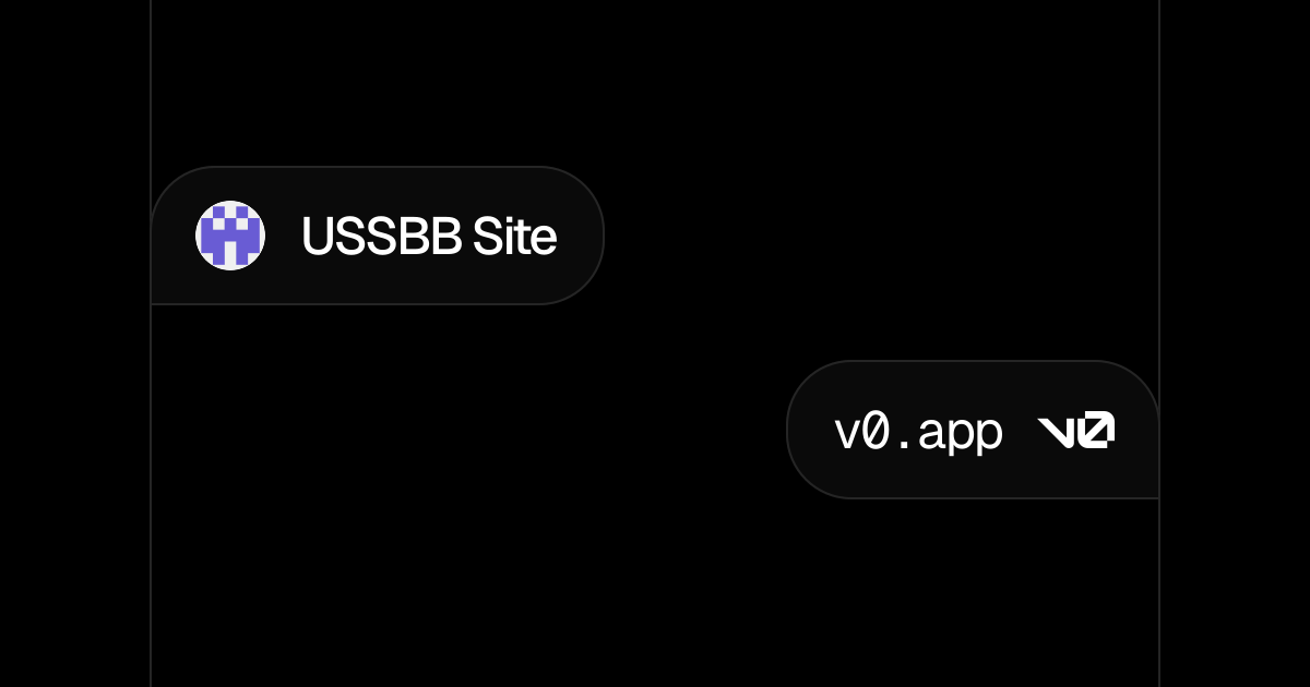 USSBB Site - v0 by Vercel