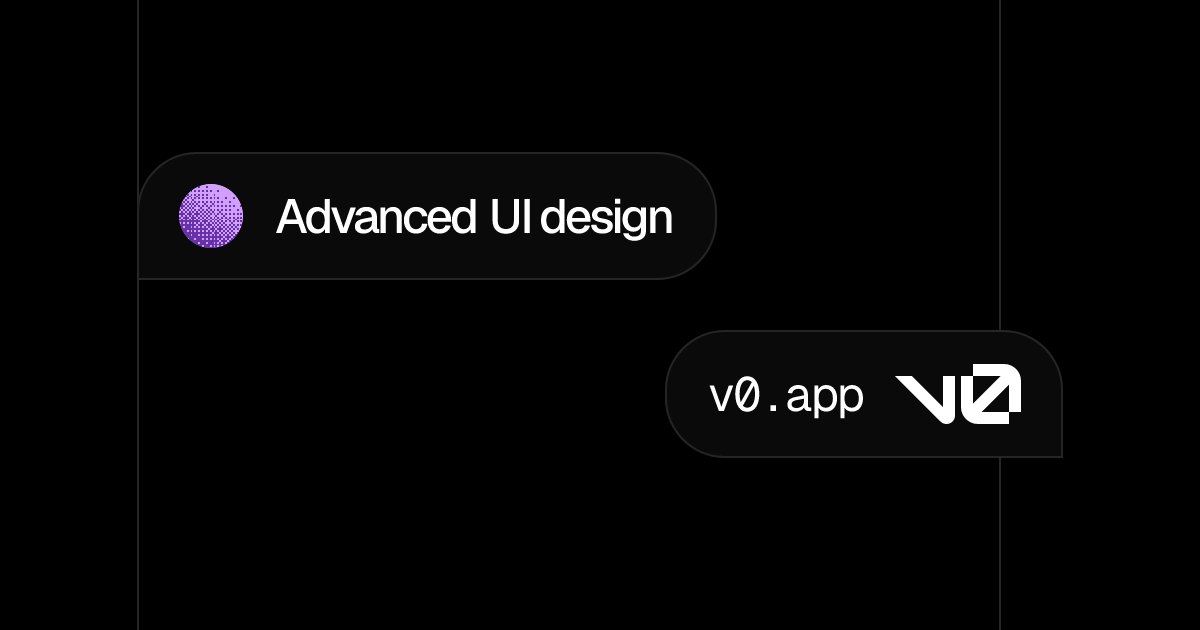 Advanced UI design - v0 by Vercel