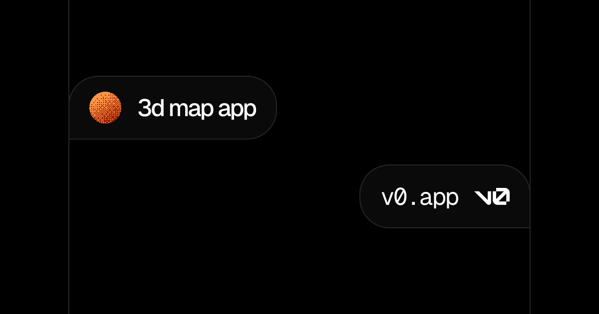3d map app - v0 by Vercel
