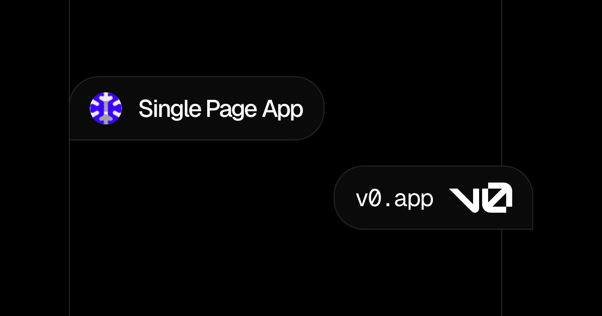 Single Page App - v0 by Vercel