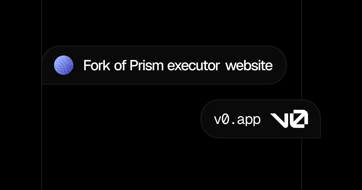Fork of Prism executor website - v0 by Vercel