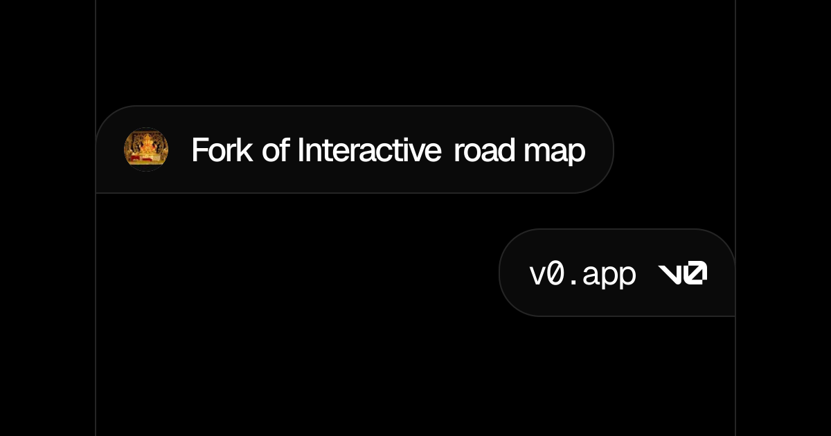 Fork of Interactive road map - v0 by Vercel