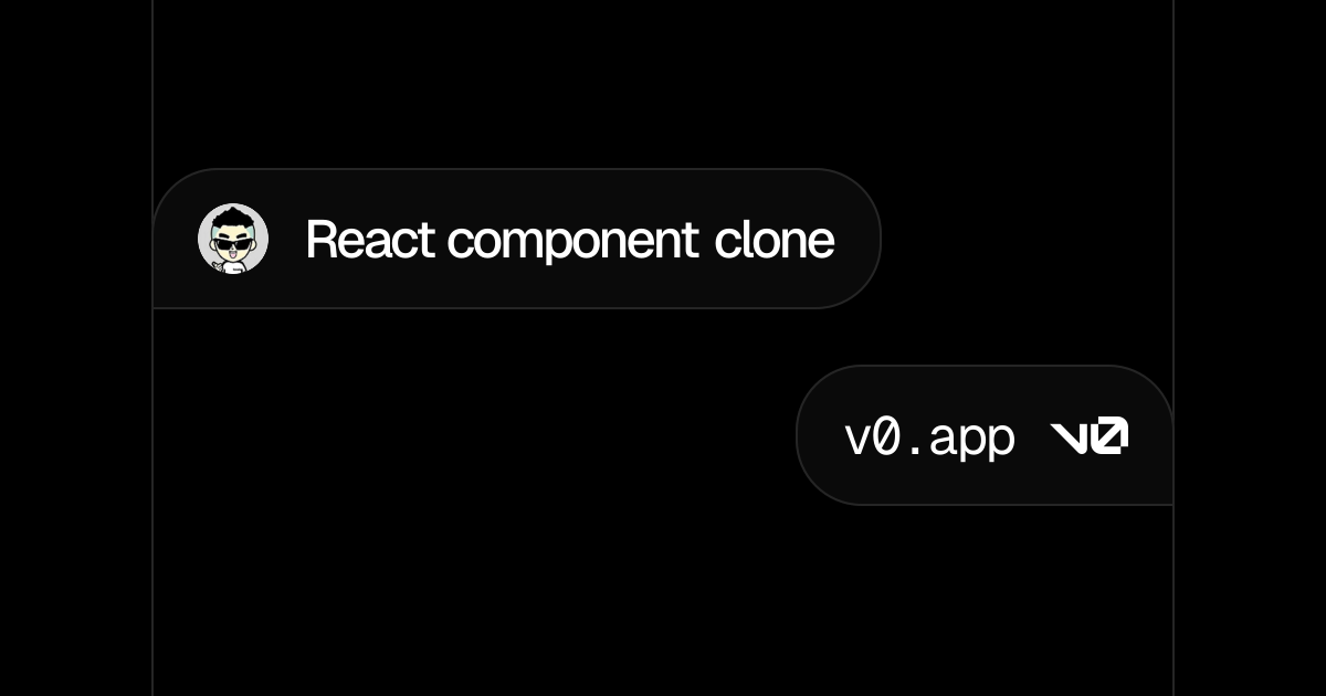 React component clone - v0 by Vercel