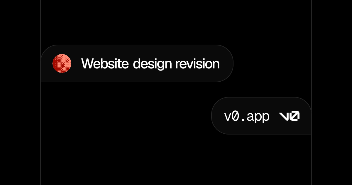 Website design revision - v0 by Vercel