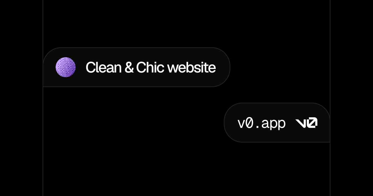 Clean & Chic website - v0 by Vercel