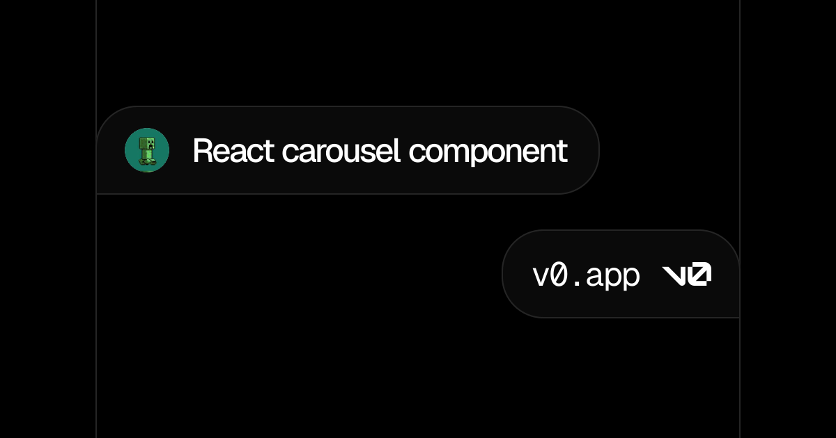 React carousel component - v0 by Vercel