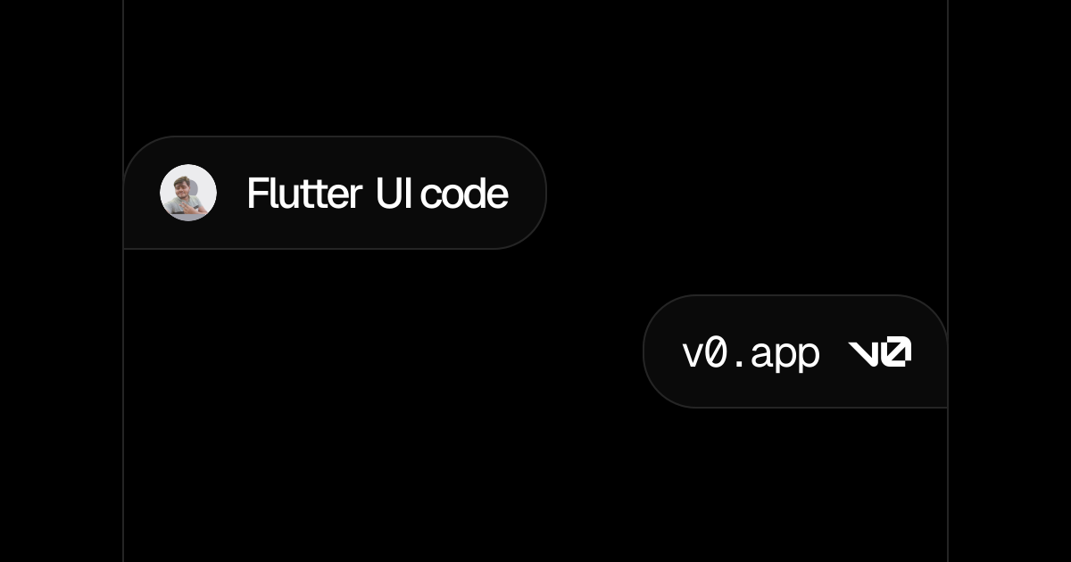 Flutter UI code - v0 by Vercel