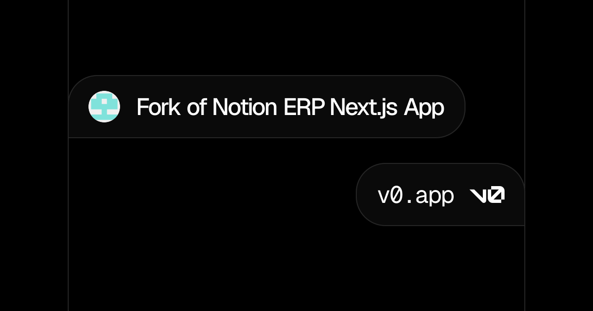 Fork of Notion ERP Next.js App - v0 by Vercel