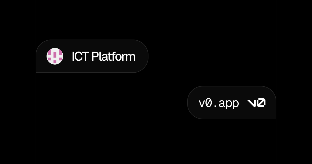 ICT Platform - v0 by Vercel