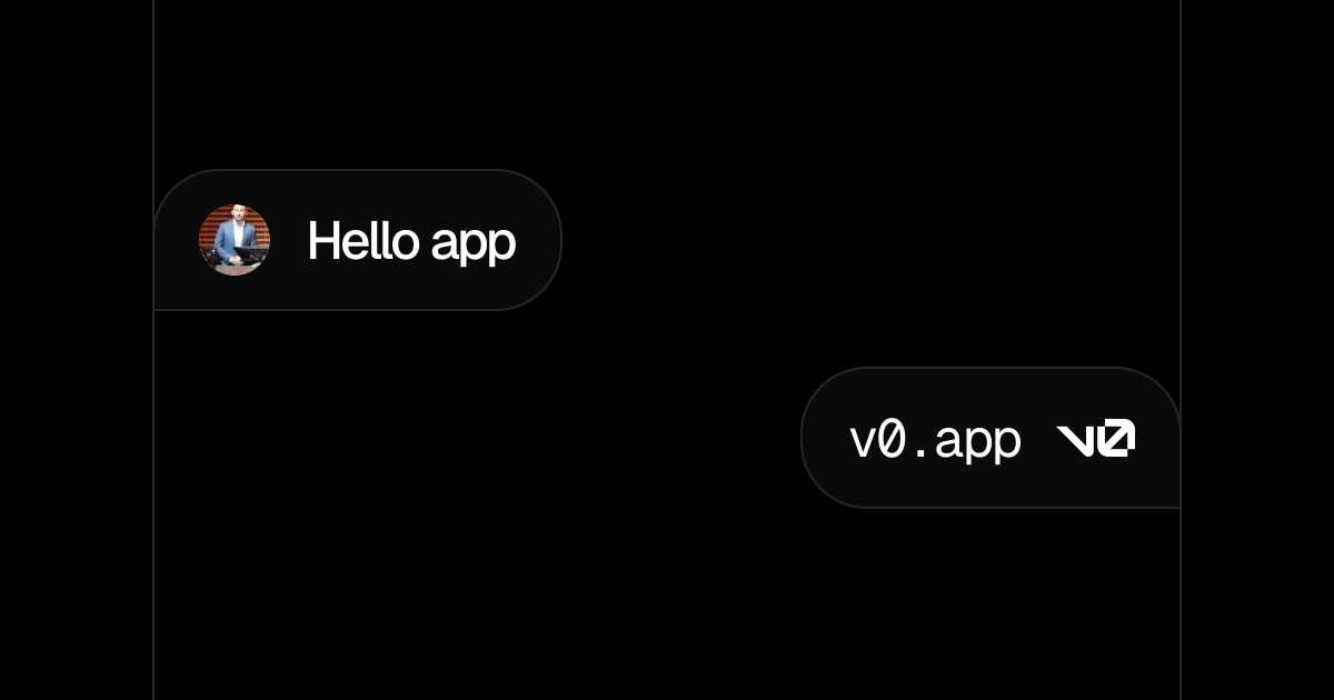 Hello app - v0 by Vercel