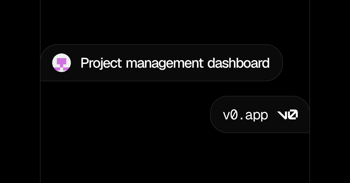 Project management dashboard - v0 by Vercel