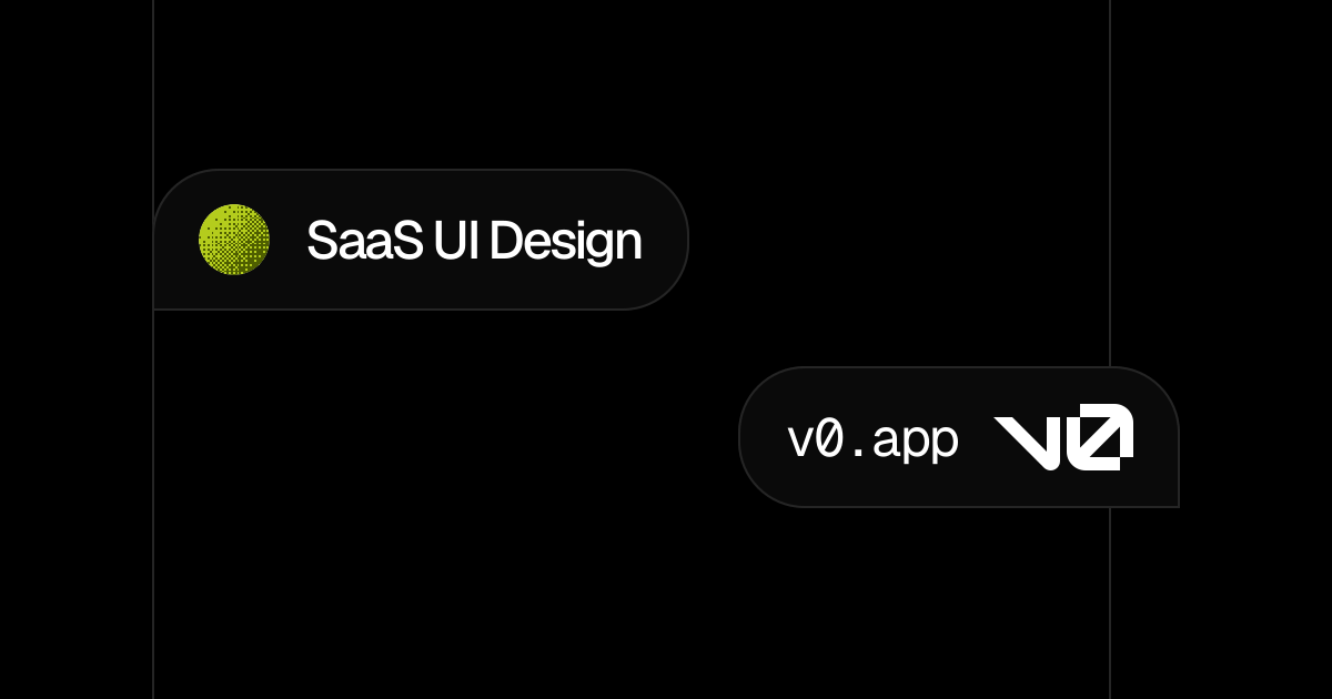SaaS UI Design - v0 by Vercel