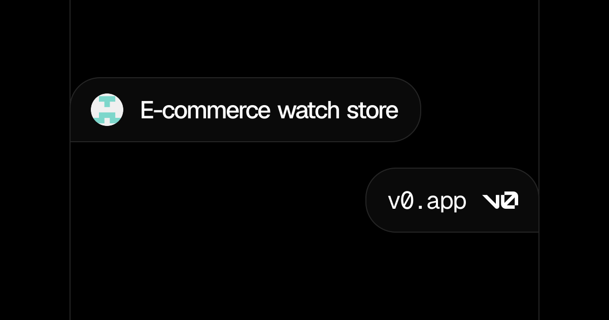E-commerce watch store - v0 by Vercel