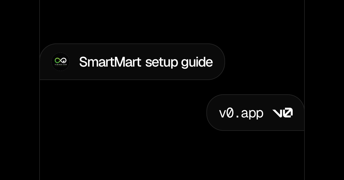 SmartMart setup guide - v0 by Vercel
